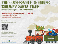 Public invited to join college mascot on “Santa Train” 
