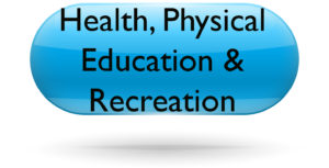Health, Physical Education and Recreation Button
