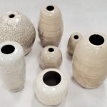 Ceramic group of vases