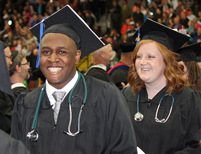 MCC 2016 Nursing Graduates Quinton Davis and Kelsey DeBoer