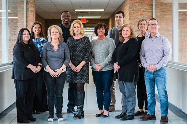 Staff of MCC's advising and counseling office.