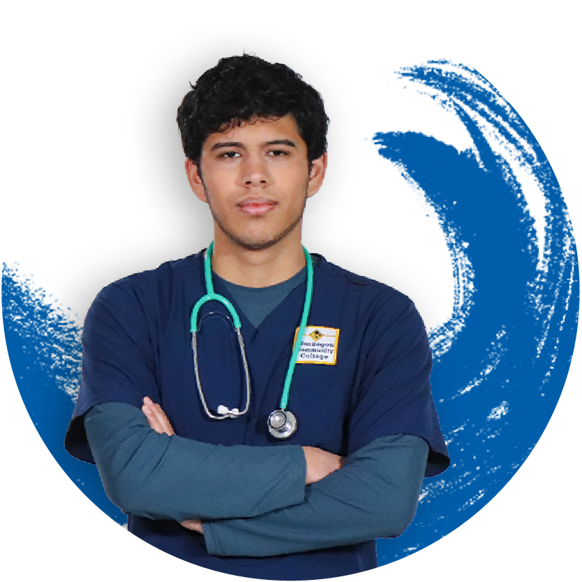 Bring It Out program featuring a nursing and health services student
