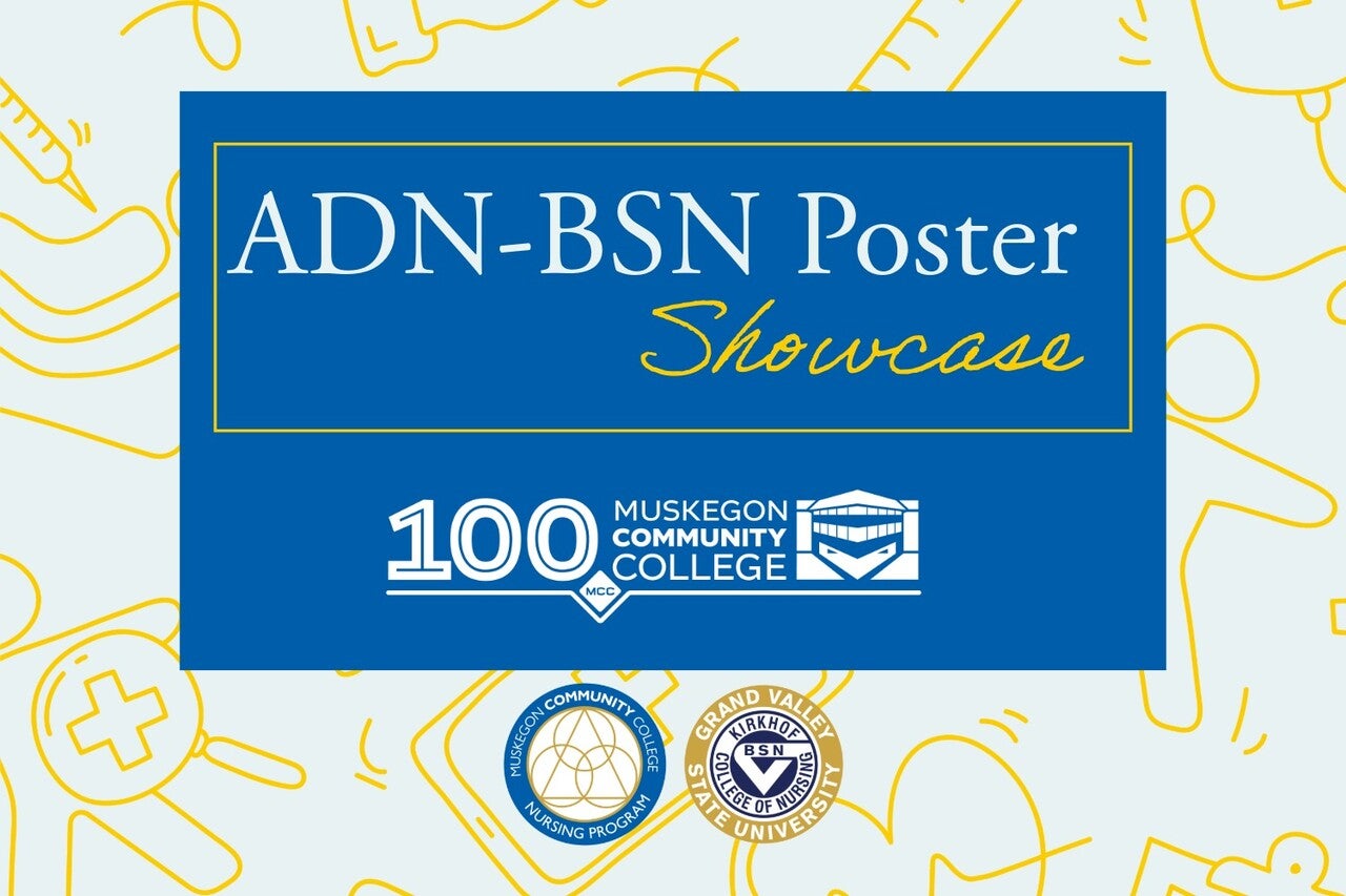 ADN-BSN poster featuring MCC's 100 year logo.