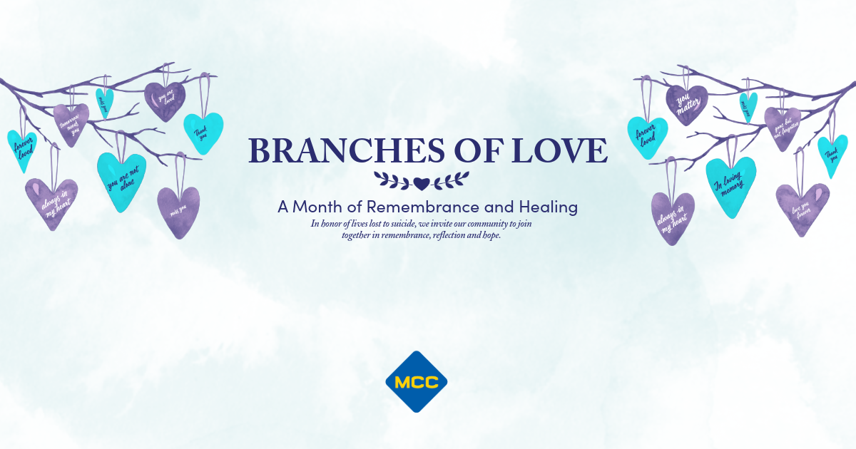 Branches of love graphic