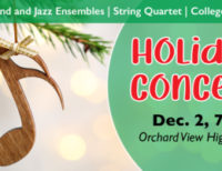 College Holiday Concert Features Local Singers, Wind and Jazz